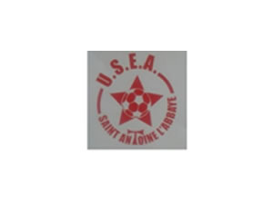 Union Sportive St Antoine l’Abbaye - Logo rouge et gris