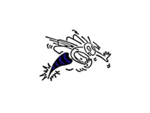 Union Sportive Vinay - Logo bleu marine noir et blanc