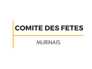 Comité des Fêtes Murinais - Logo noir et jaune