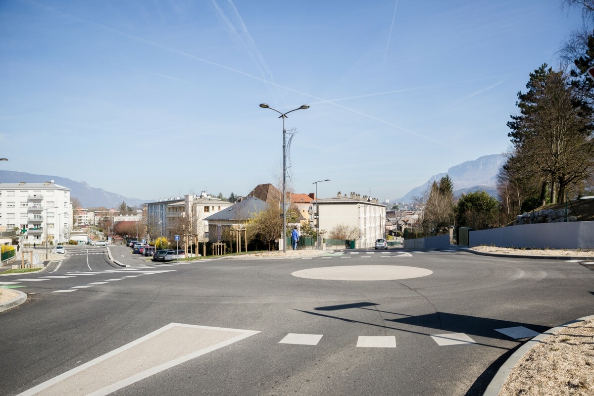 Chambéry - Jacob Bellecombette - Aménagement de rond-point