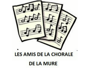 Les amis de la chorale de La Mure - Logo blanc et noir