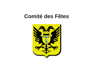 Comité des Fêtes – Saint-Antoine - Logo noir et jaune