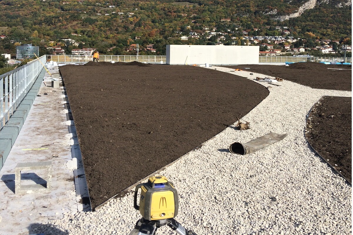 Jardin en terrasse