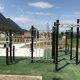 Aménagement de la Plaine des Sports pose de jeux et modules de fitness