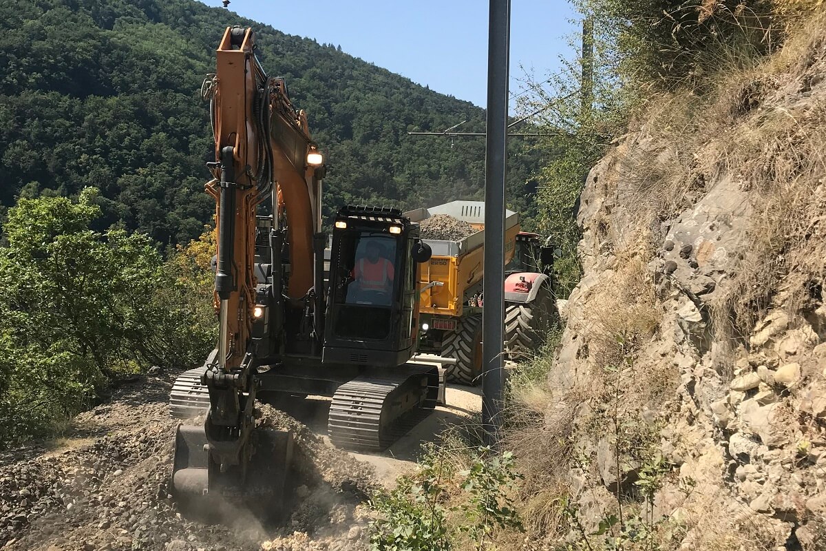 Aménagement du quai du terminus de Gravaison