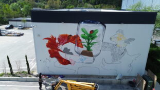 Toutenvert - Fresque murale - Agence Veurey-Voroize5