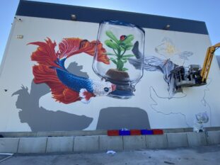 Toutenvert - Fresque murale - Agence Veurey-Voroize2