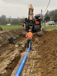 Toutenvert - Canalisation AEP - St Vérand